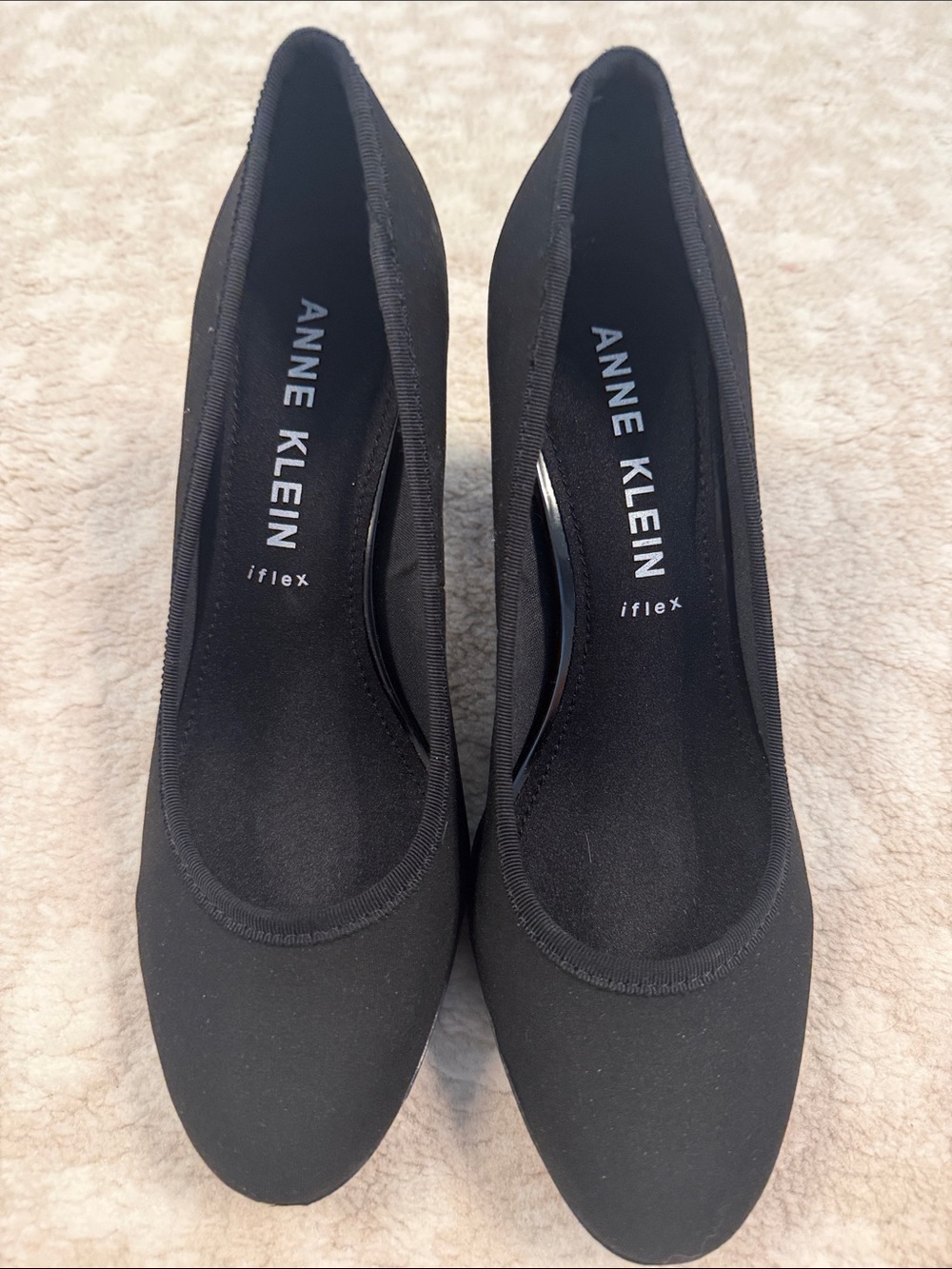 Anne Klein Black iFlex Rounded Toe Pump